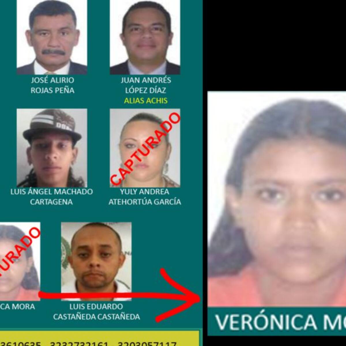 Capturaron a una de las mujeres más buscadas de Pereira