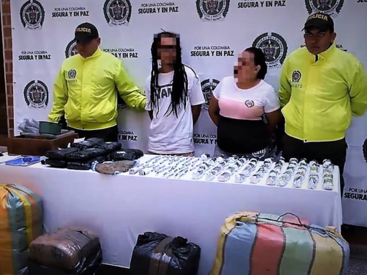 En una casa de Robledo encontraron más de cien kilos de marihuana