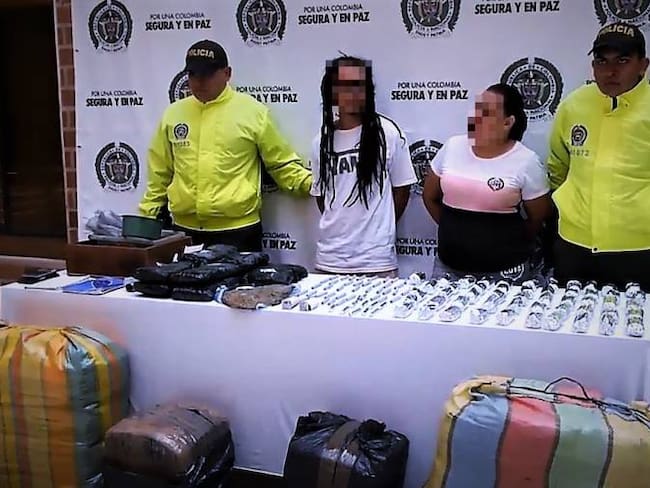 En una casa de Robledo encontraron más de cien kilos de marihuana