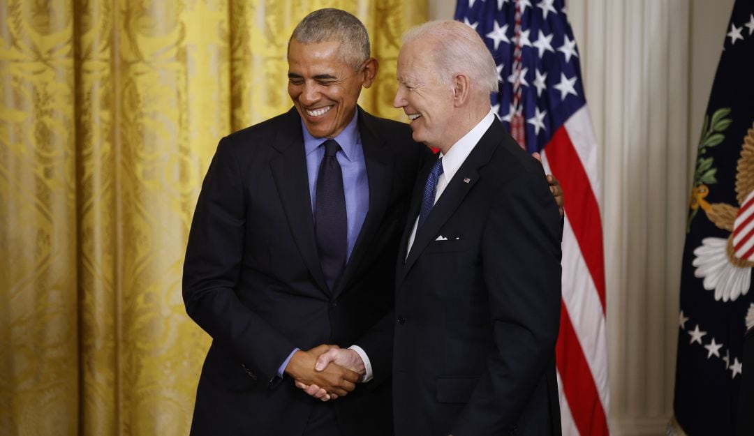 Obama regresa a la Casa Blanca en medio de baja popularidad de Biden