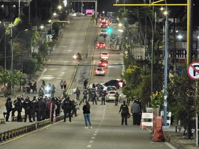 Enfrentamientos Universidad de Nariño | Foto: David Fajardo