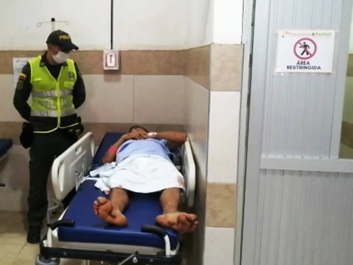 Rescatan bebe que iba a ser agredido con arma blanca por su padre