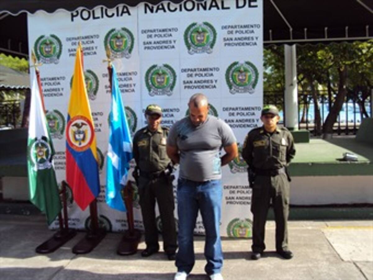 Capturan en Providencia a un extraditable colombo-panameño