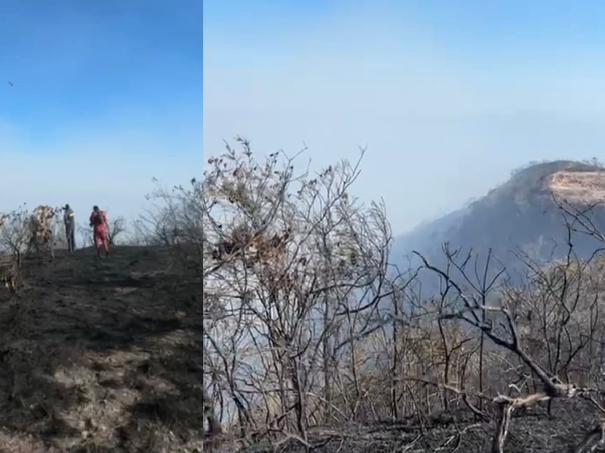 Incendio forestal en Ocaña, Norte de Santander, ya supera las 400 hectáreas