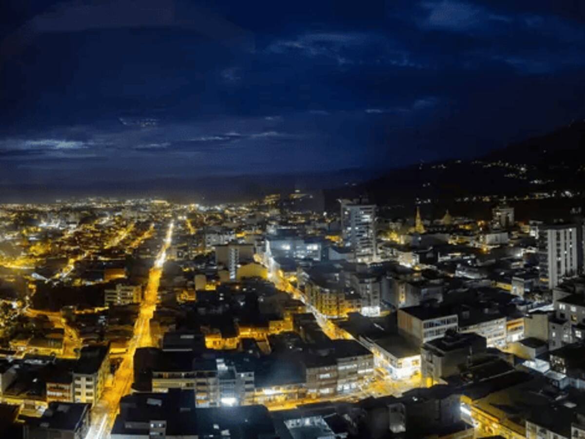 En el 2025, Pereira tendría su alumbrado público totalmente modernizado