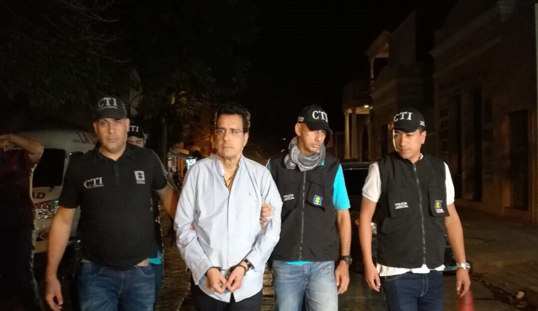 Ramsés Vargas trasladado a la URI de la Fiscalía en Barranquilla cuando fue capturado en Cartagena