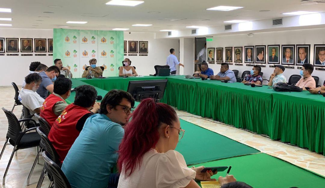 Tres puntos específicos se adelantaron junto con la mesa departamental de Paz y otros actores para la consolidación de paz y dignificación de Derechos Humanos. 