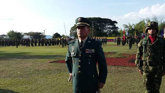 El uniformado se desempeñará como nuevo comandante de la octava brigada del Ejército.