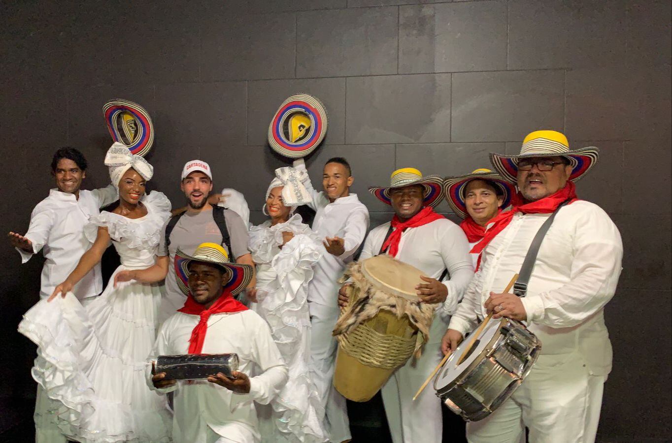 Influenciador Fran Cuéllar cierra su visita a Colombia en Cartagena de Indias