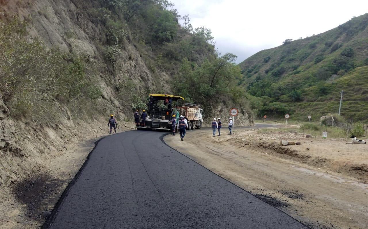 Obras de recuperación El Tarrita / Foto: Invías