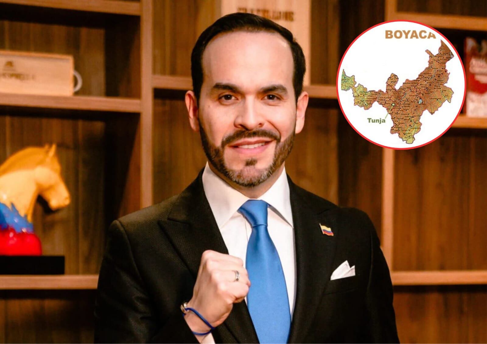 El candidato presidencial Abelardo de la Espriella, Defensores de la Patria, alcanzó en Boyacá 337.768 votos.