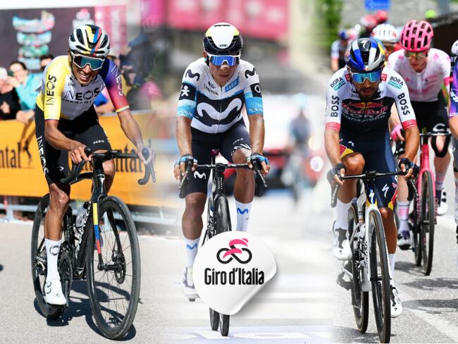 Así quedaron los colombianos en la general tras la etapa 17 del Giro de Italia 2025 // Caracol Radio