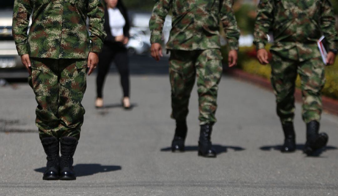 Autoridades de Policía y Ejército Nacional brindan acompañamiento a manifestaciones