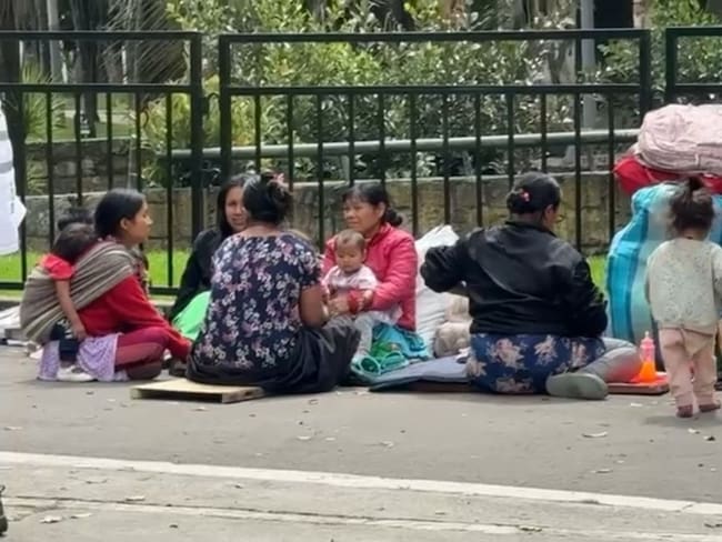 Líder Emberá pide $200 millones de pesos para desocupar el Parque Nacional en Bogotá