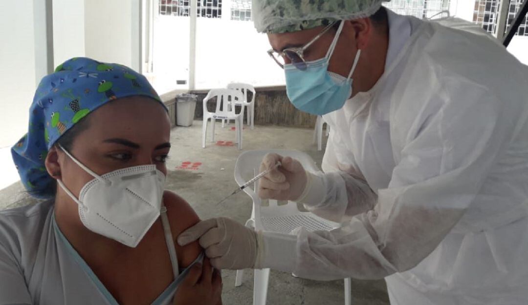 Vacunación anticovid en Caldas