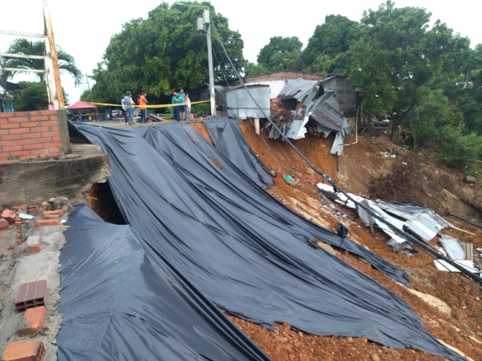 Deslizamientos por lluvias en Cúcuta. Foto: Archivo, cortesía para Caracol Radio Cúcuta