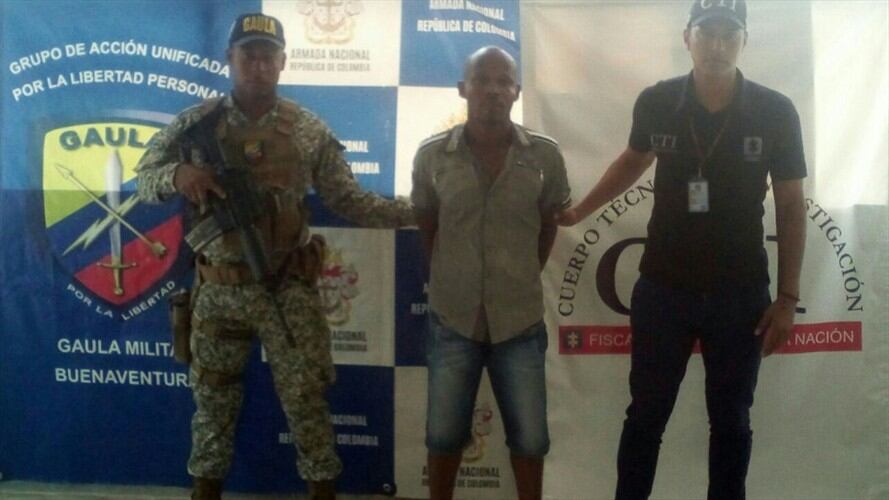 Asegurado hombre señalado de abusar de menores en Buenaventura. Foto: Fiscalía.