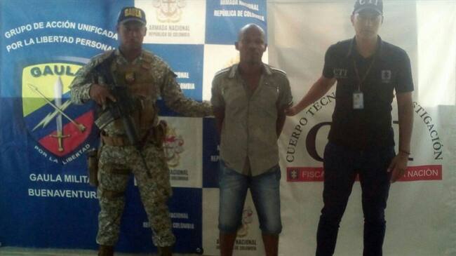 Asegurado hombre señalado de abusar de menores en Buenaventura. Foto: Fiscalía.