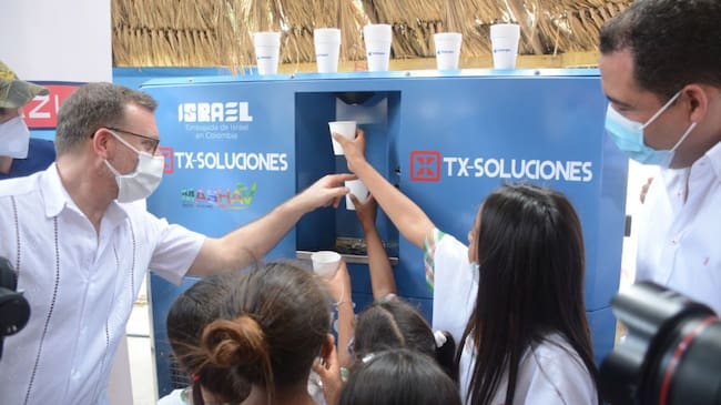 Generadores de agua donados a La Guajira