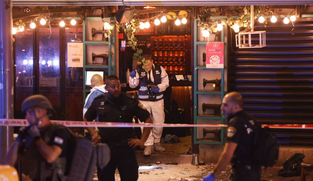 Restaurante en Tel Aviv (Israel) donde ocurrió el tiroteo.                    Foto: Getty 