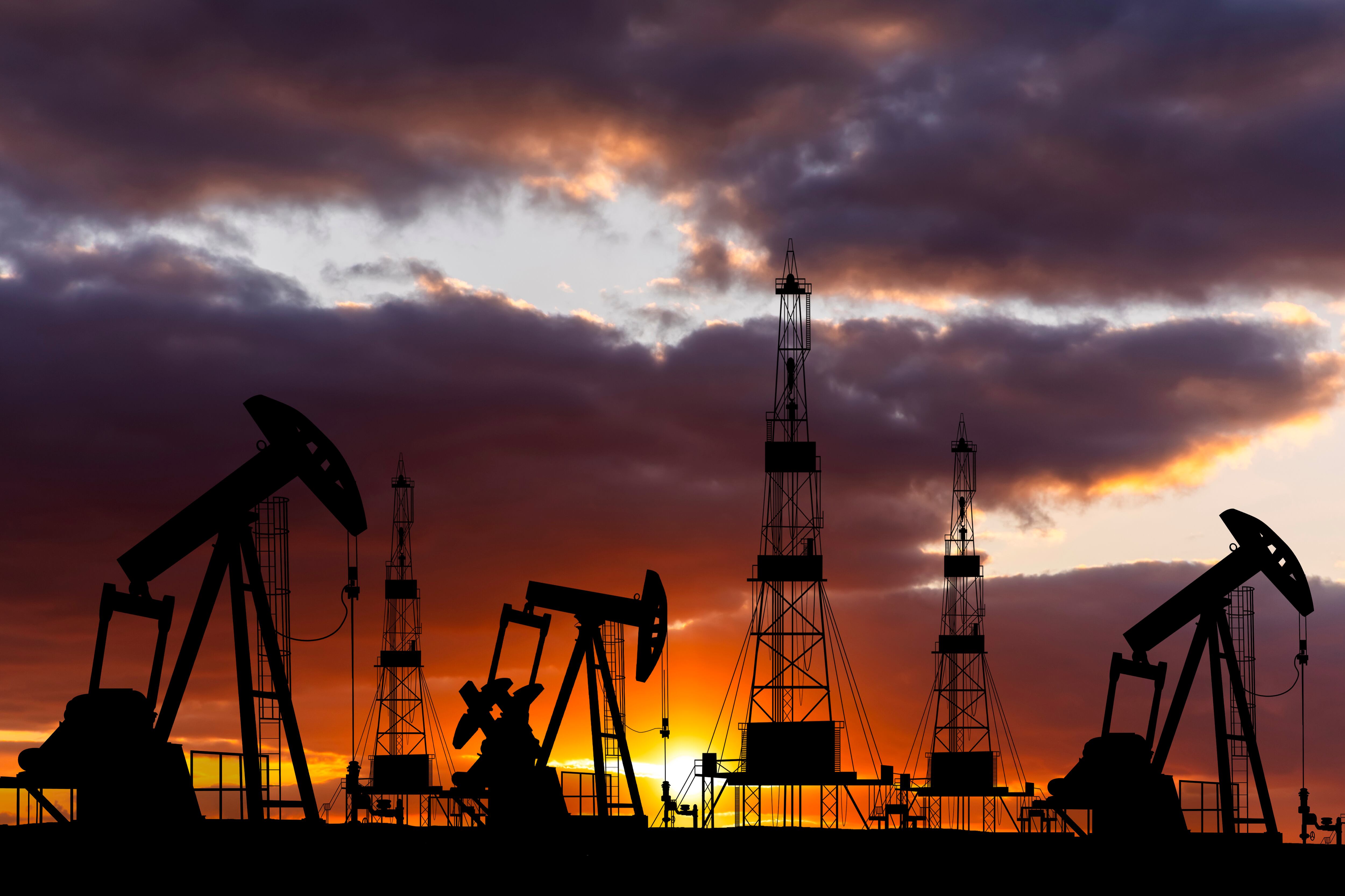 Campo de extracción de petróleo (Getty Images)