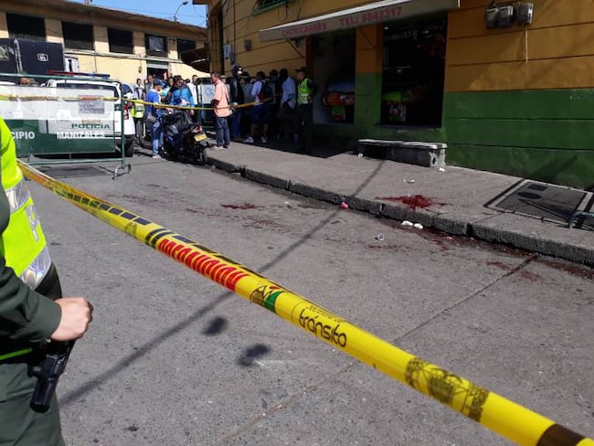 A puñal asesinaron a un cotero en la Galería de Manizales