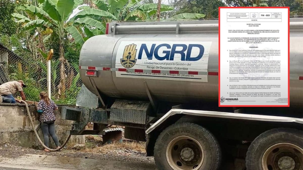 Moniquirá declara alerta amarilla por riesgo de desabastecimiento de agua