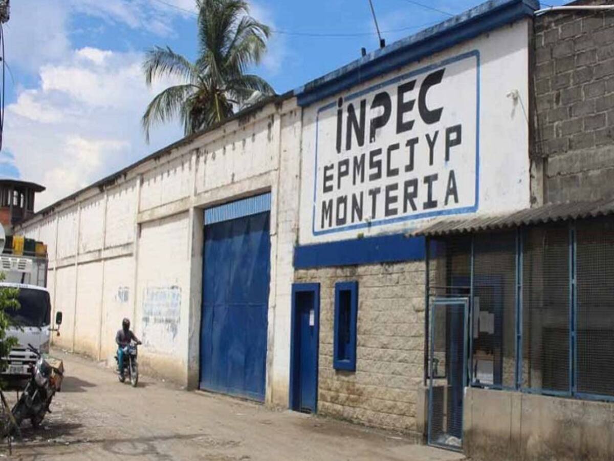 Reclusos exigen la reactivación de las visitas en la cárcel de Montería