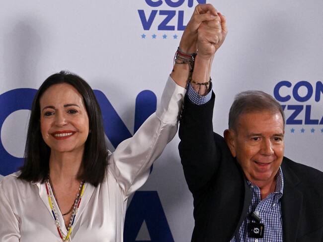 Maria Corina Machado y Edmundo Gonzalez Urrutia | Foto: GettyImages