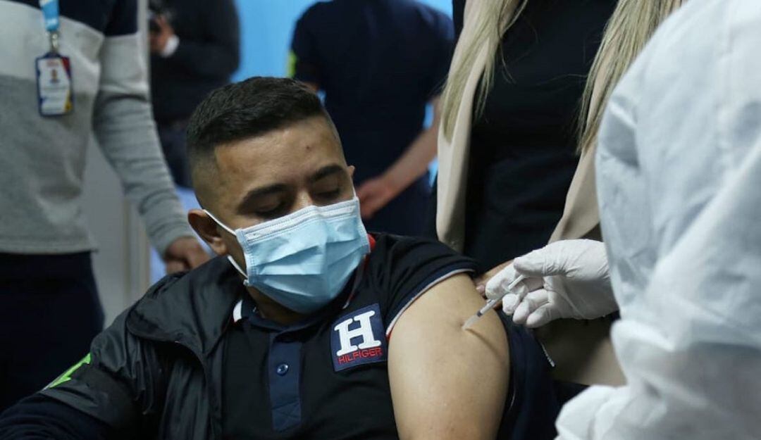 Simulacro de vacunación en Bogotá