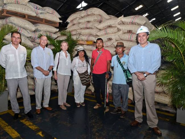 De Cartagena saldrán 2 toneladas de café sembradas por indígenas del Cauca