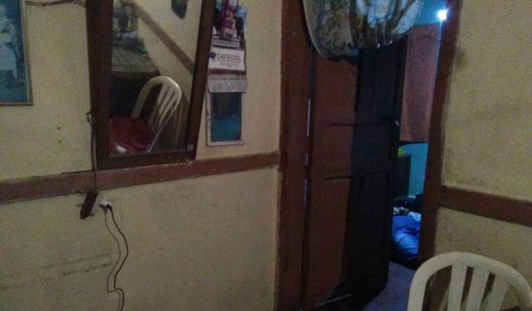 Finca donde ocurrió una masacre en zona rural de Manizales