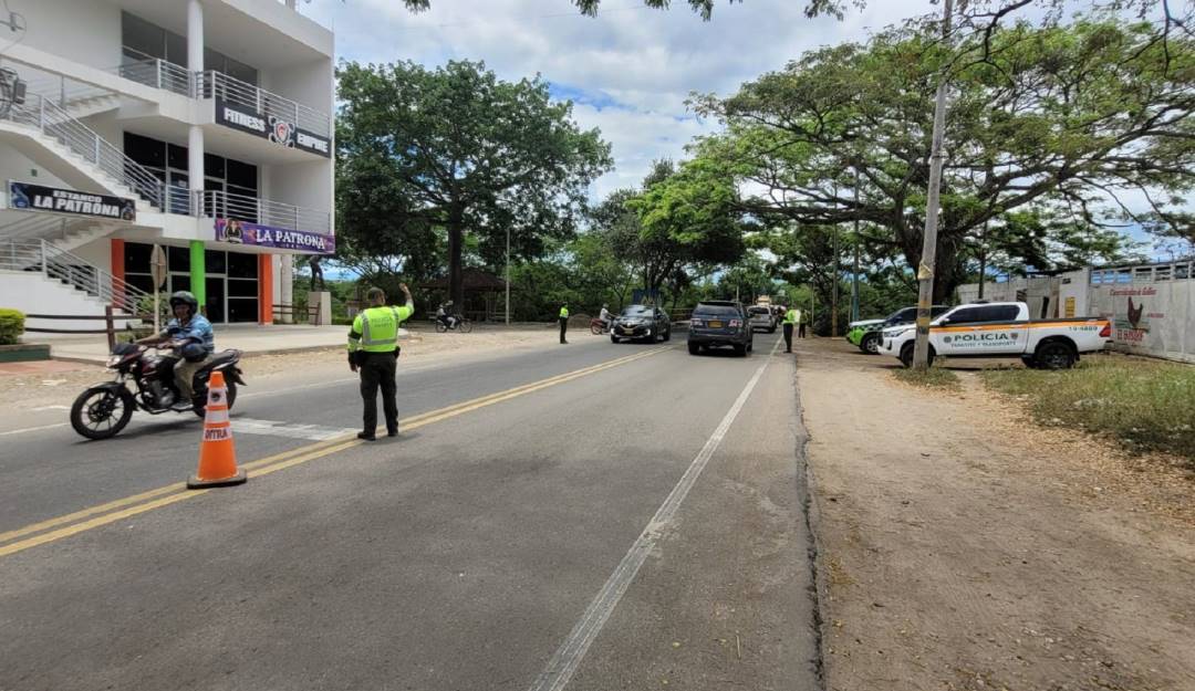 Balance movilidad Huila-Foto: Policía del Huila 