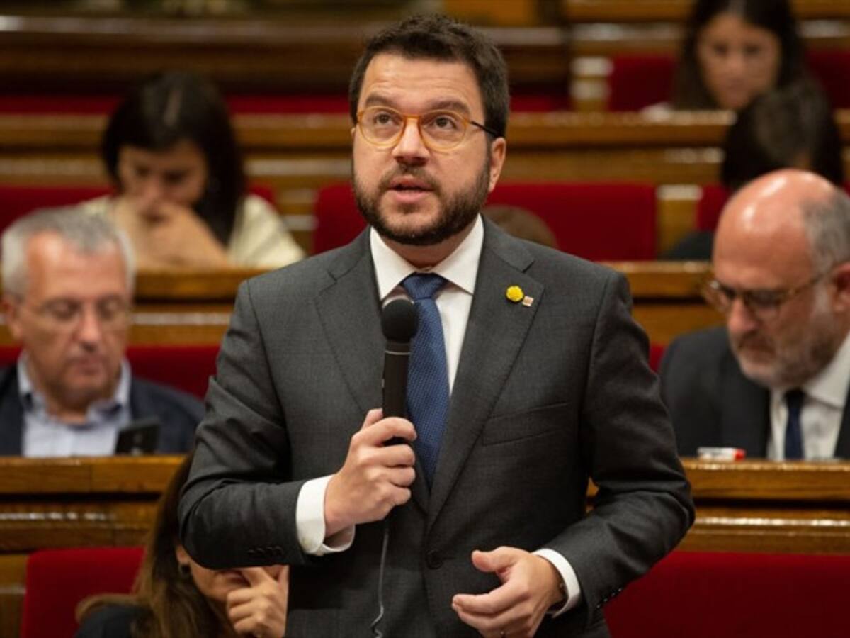 La sentencia a los líderes independentistas en Cataluña es injusta: Pere Aragonés