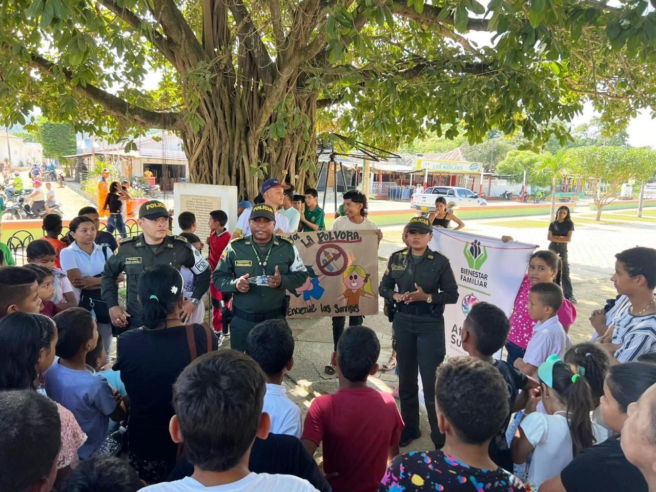 Policía en Bolívar invita a los bolivarenses a disfrutar sin pólvora y en sana convivencia
