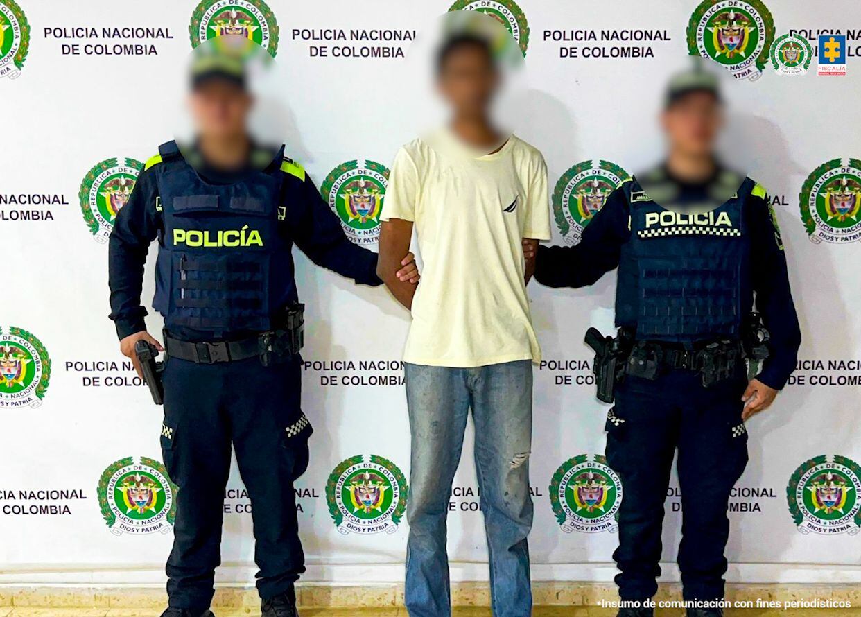 Keiner Guerrero Quintana, capturado. // Fiscalía