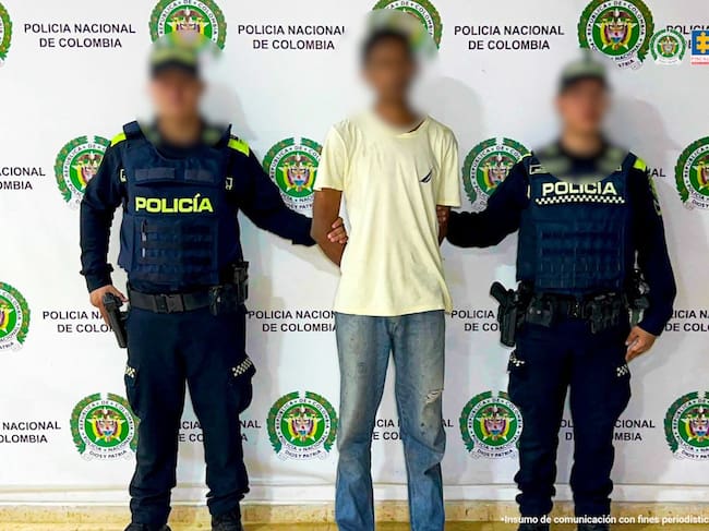 Keiner Guerrero Quintana, capturado. // Fiscalía