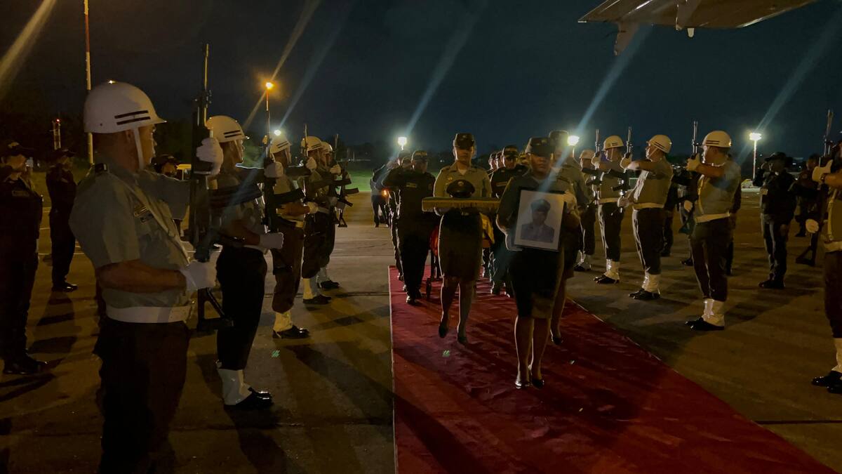 Con honores fue despedido patrullero asesinado en el Catatumbo