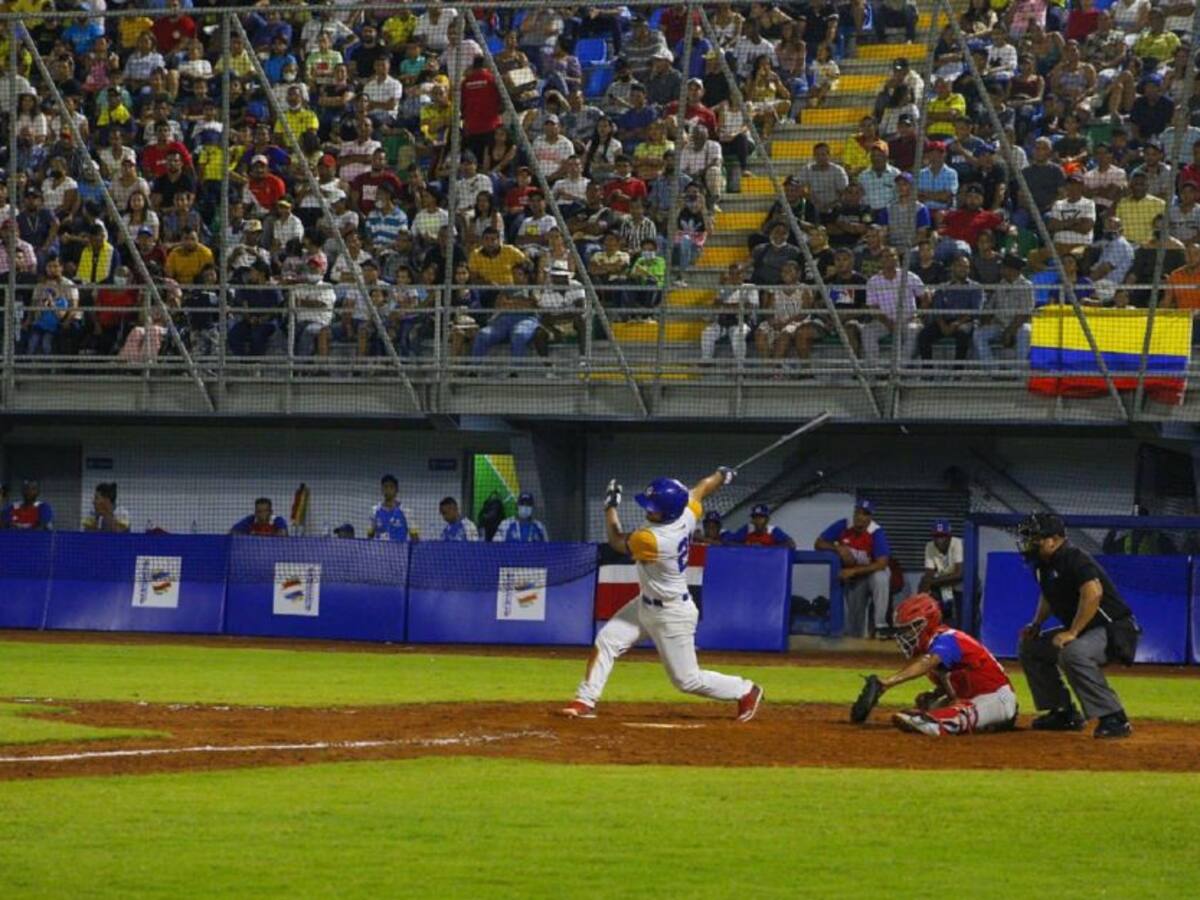 Béisbol: Colombia perdió ante Dominicana en juegos bolivarianos