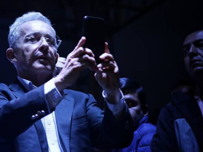 El senador Álvaro Uribe Vélez.