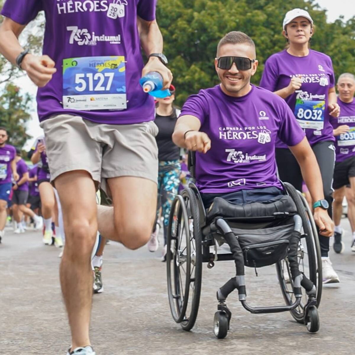 Con más de 10mil participantes se llevó a cabo la tradicional Carrera por los Héroes en Bogotá
