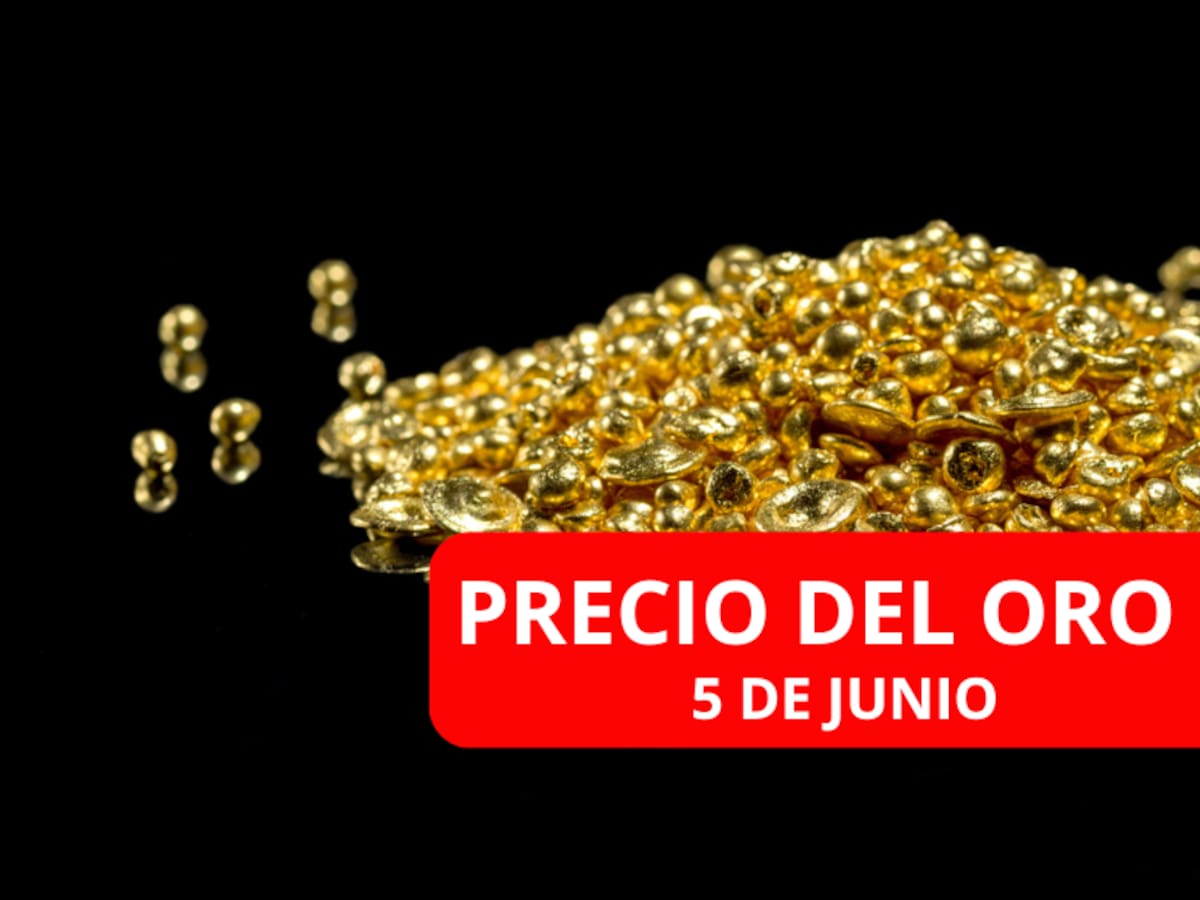 Precio de un gramo de oro en Colombia HOY 5 de junio de 2024: ¿A cómo abrió el valor?