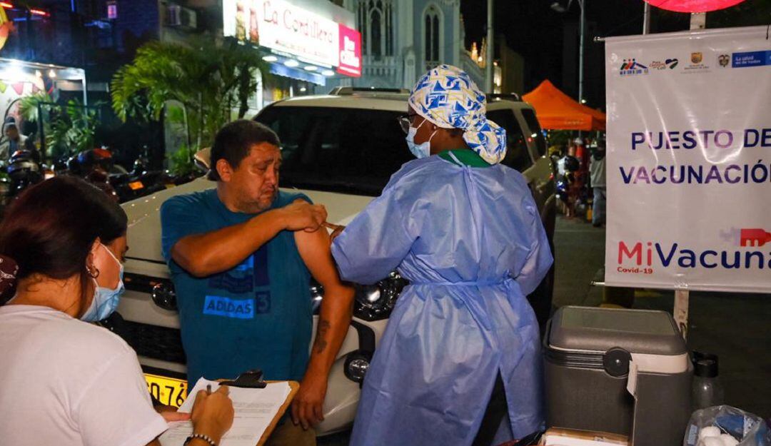 Puestos de vacunación