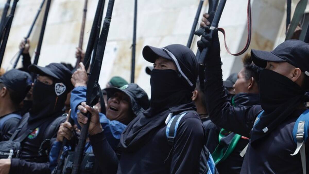 ¿Guardia Indígena armada en Bogotá? Viceministra del Interior desmiente esta denuncia