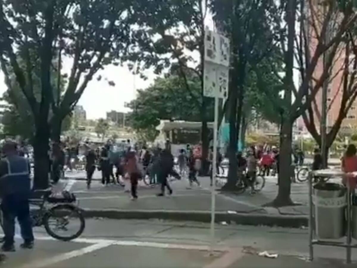 Se presentan movilizaciones en el centro de Bogotá