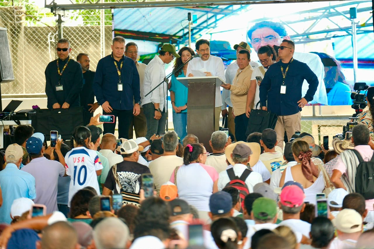 Iván Cepeda desde Sincelejo, Sucre. Foto: prensa Iván Cepeda.