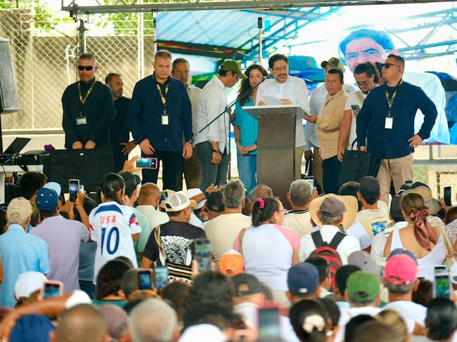 Iván Cepeda desde Sincelejo, Sucre. Foto: prensa Iván Cepeda.