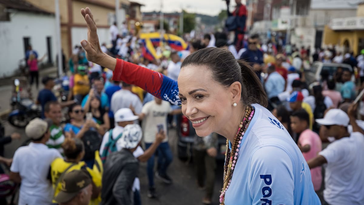 María Corina Machado aboga por una lucha pacífica: “Hoy el miedo está en otra parte”