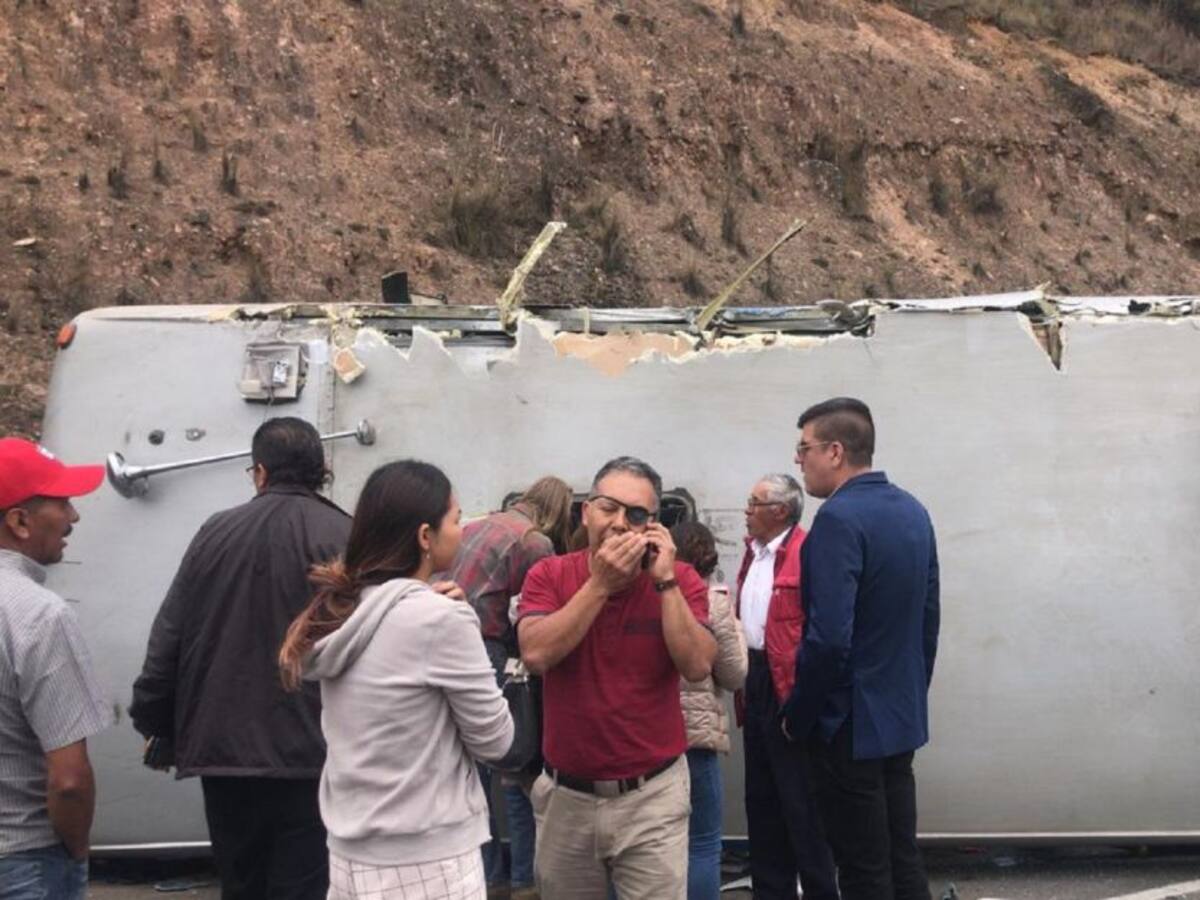 Grave accidente automovilístico en la curva del Tigre