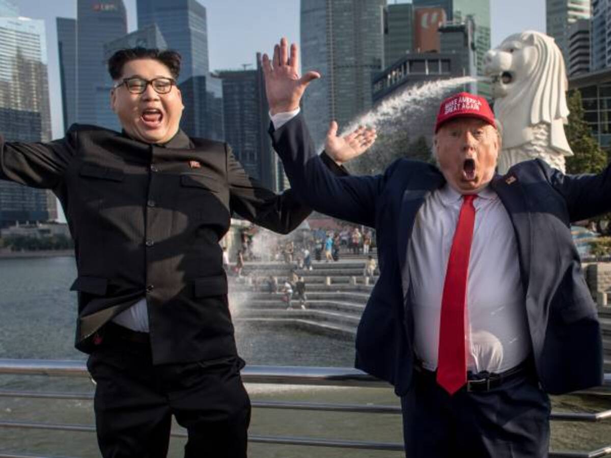El divertido encuentro entre Donald Trump y Kim Jong Un